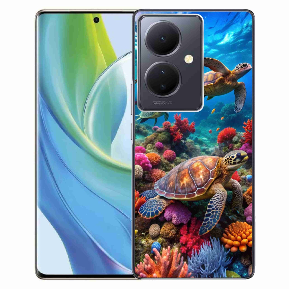 Gélový kryt mmCase na Vivo V29 Lite 5G - morský svet 2