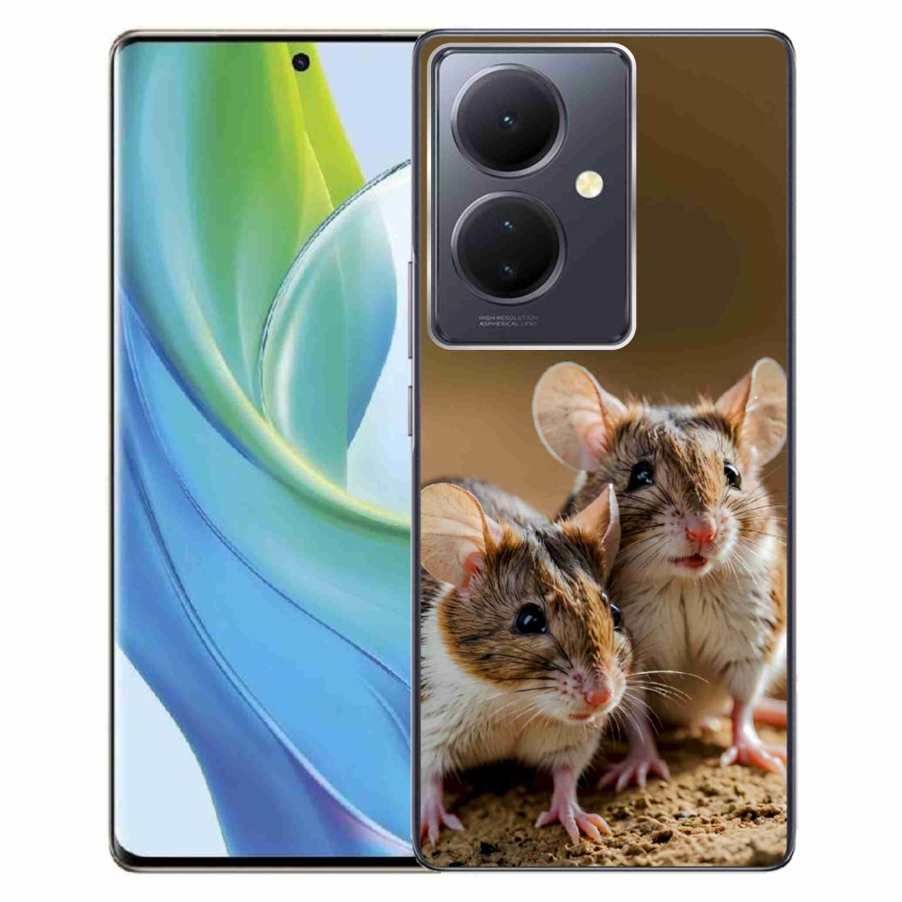 Gélový kryt mmCase na Vivo V29 Lite 5G - myší duo