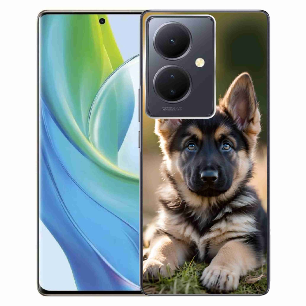 Gélový kryt mmCase na Vivo V29 Lite 5G - nemecký ovčiak v prírode