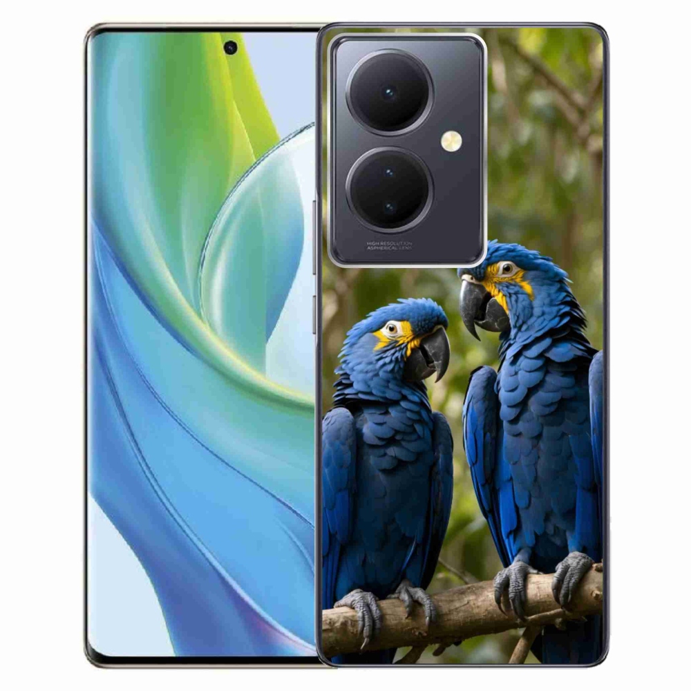 Gélový kryt mmCase na Vivo V29 Lite 5G - papagájové duo