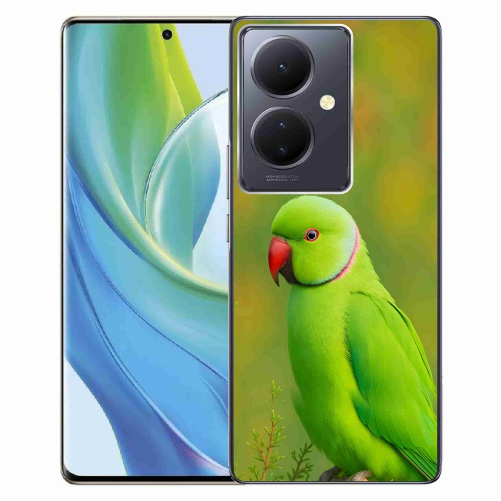 Gélový kryt mmCase na Vivo V29 Lite 5G - papagáj alexander 2