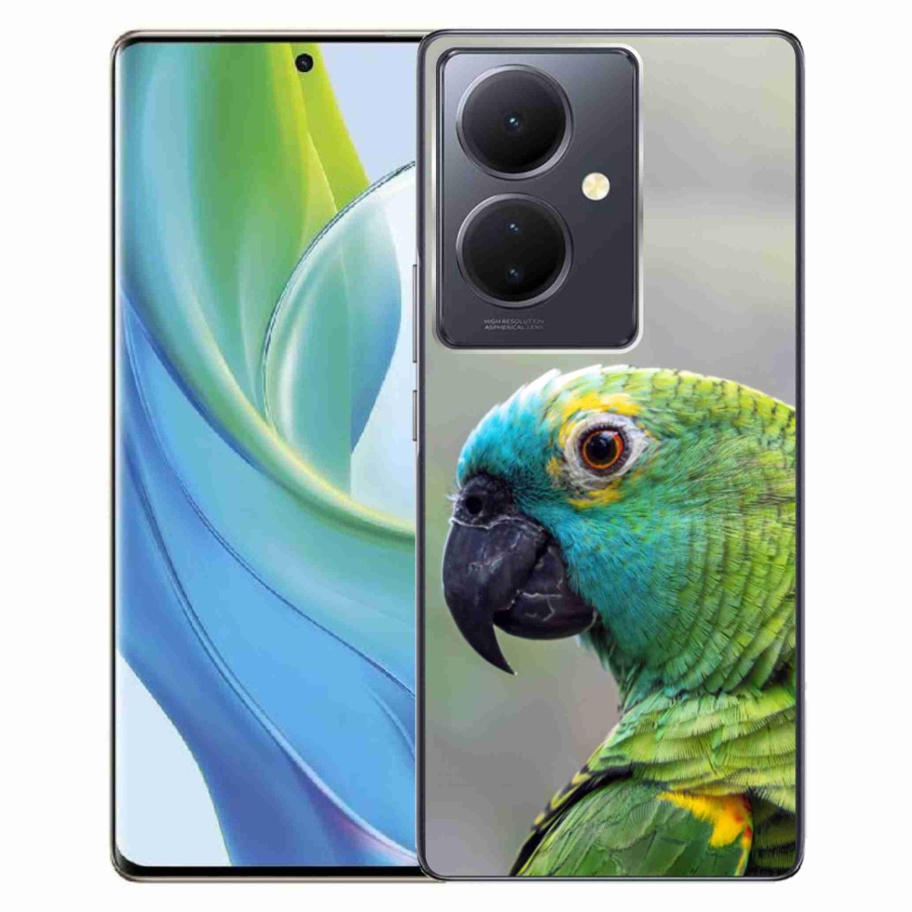 Gélový kryt mmCase na Vivo V29 Lite 5G - papagáj amazoňan