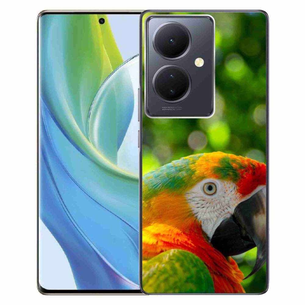 Gélový kryt mmCase na Vivo V29 Lite 5G - papagáj ara 3