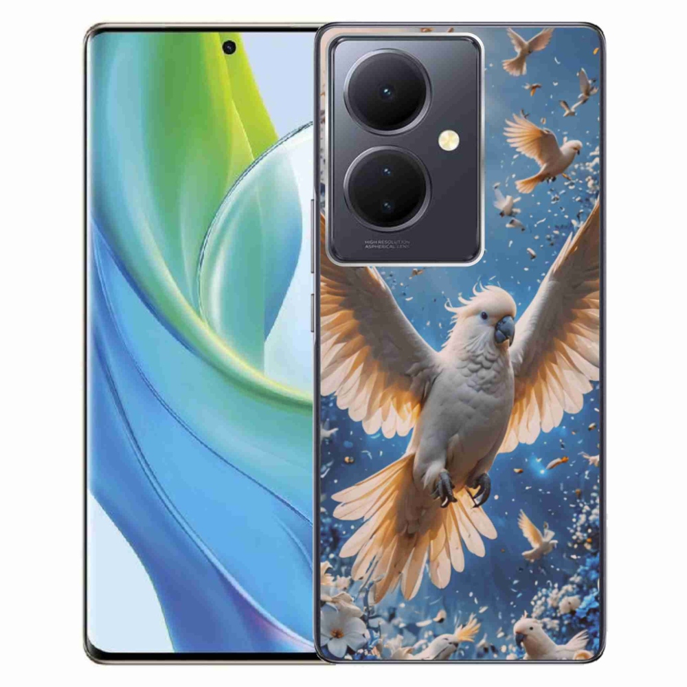 Gélový kryt mmCase na Vivo V29 Lite 5G - papagáj kakadu