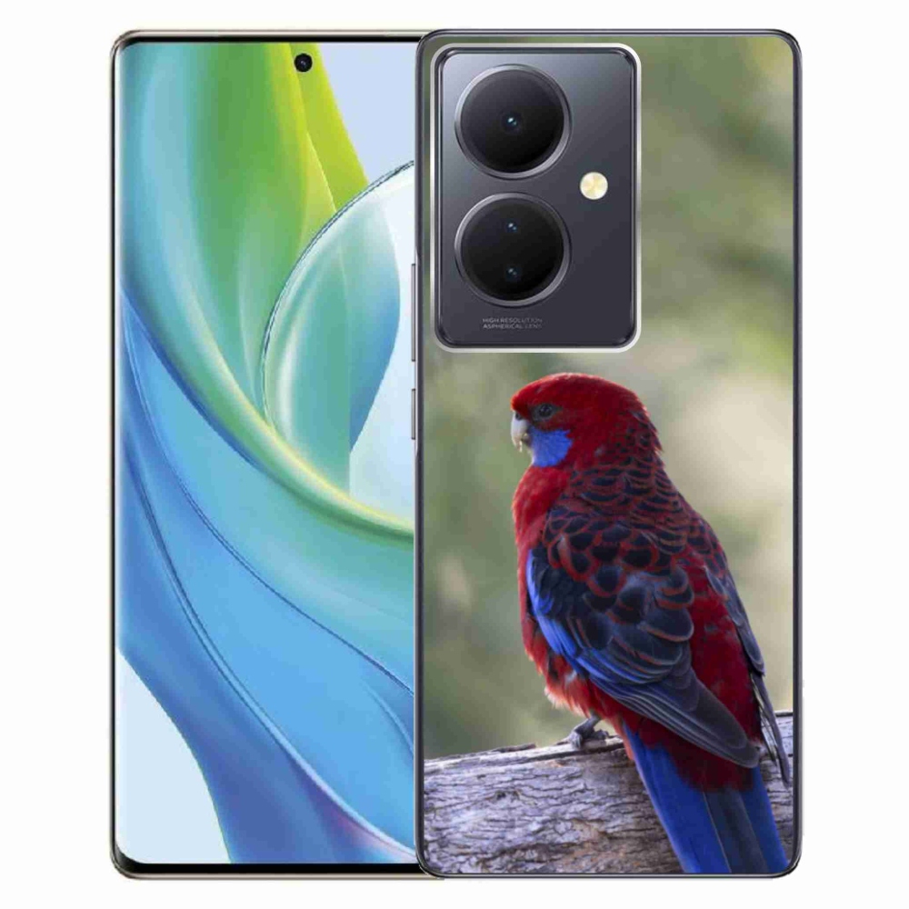 Gélový kryt mmCase na Vivo V29 Lite 5G - papagáj rosela