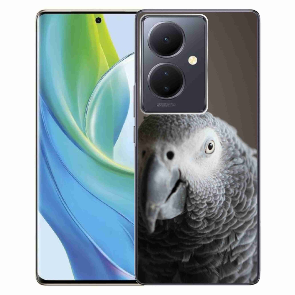 Gélový kryt mmCase na Vivo V29 Lite 5G - papagáj žako 2