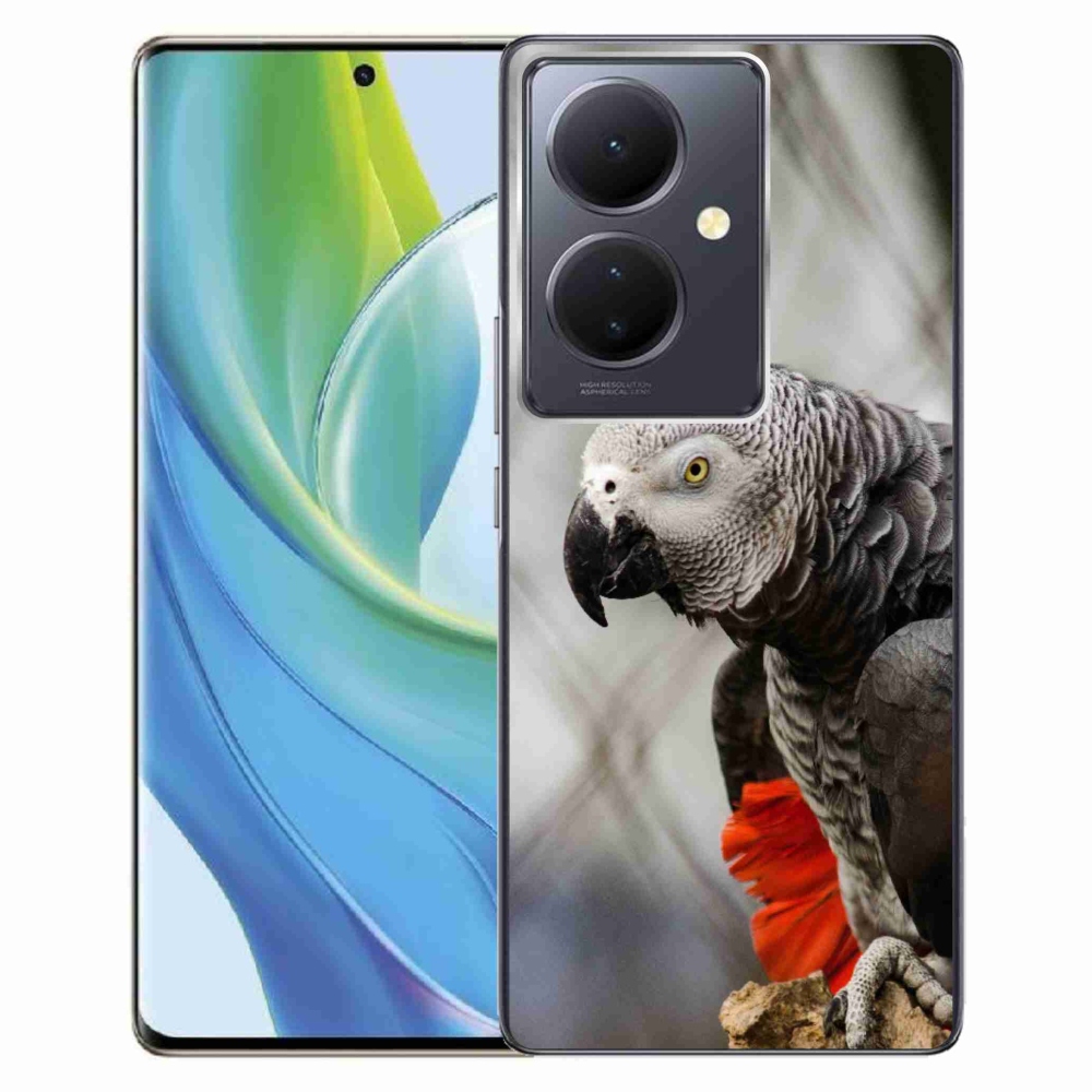 Gélový kryt mmCase na Vivo V29 Lite 5G - papagáj žako 3
