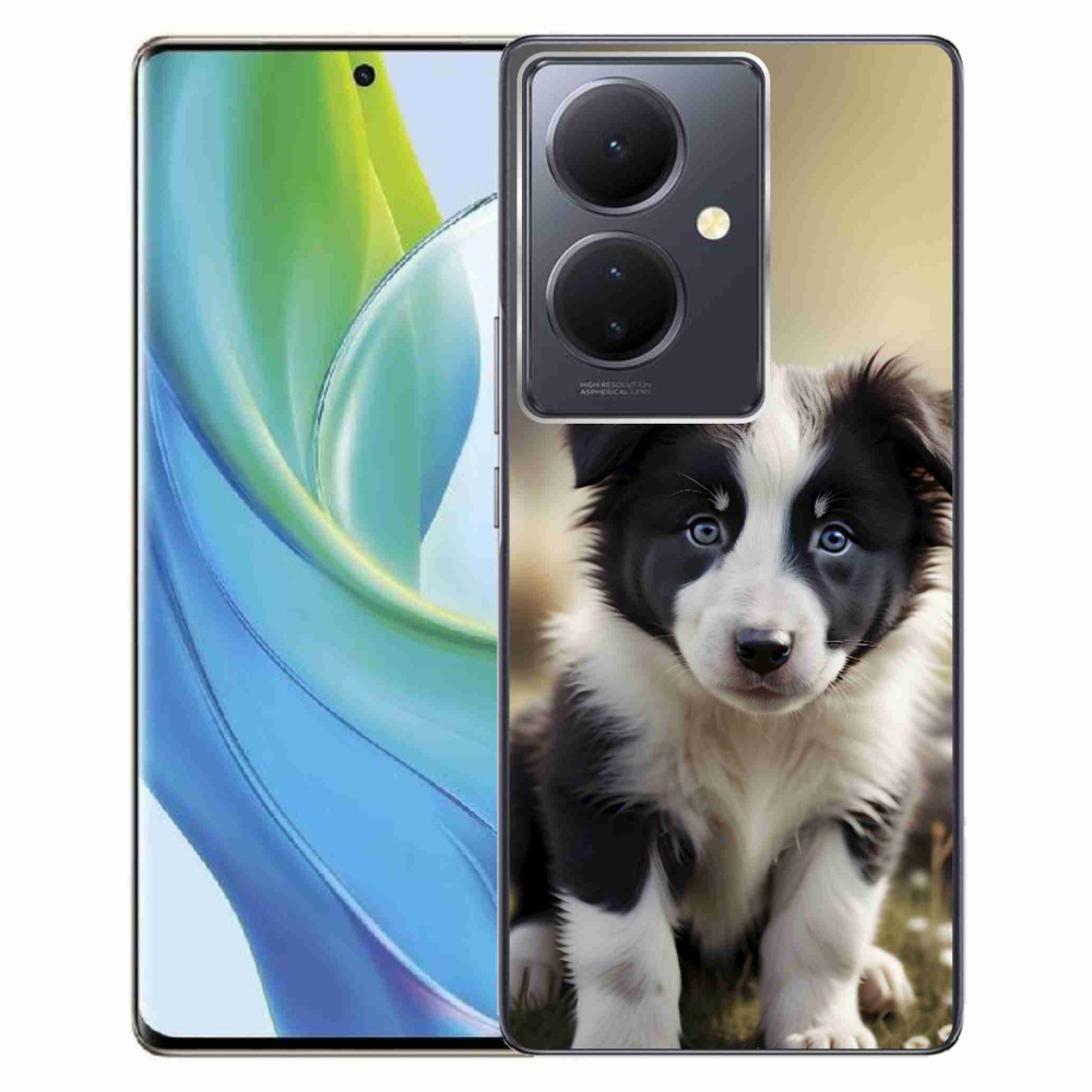Gélový kryt mmCase na Vivo V29 Lite 5G - roztomilá border kólia