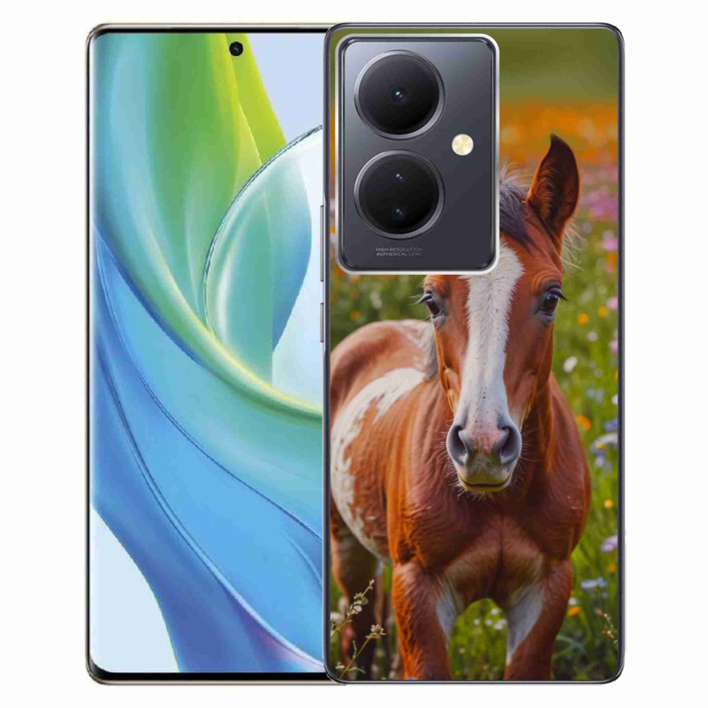 Gélový kryt mmCase na Vivo V29 Lite 5G - roztomilé žriebä