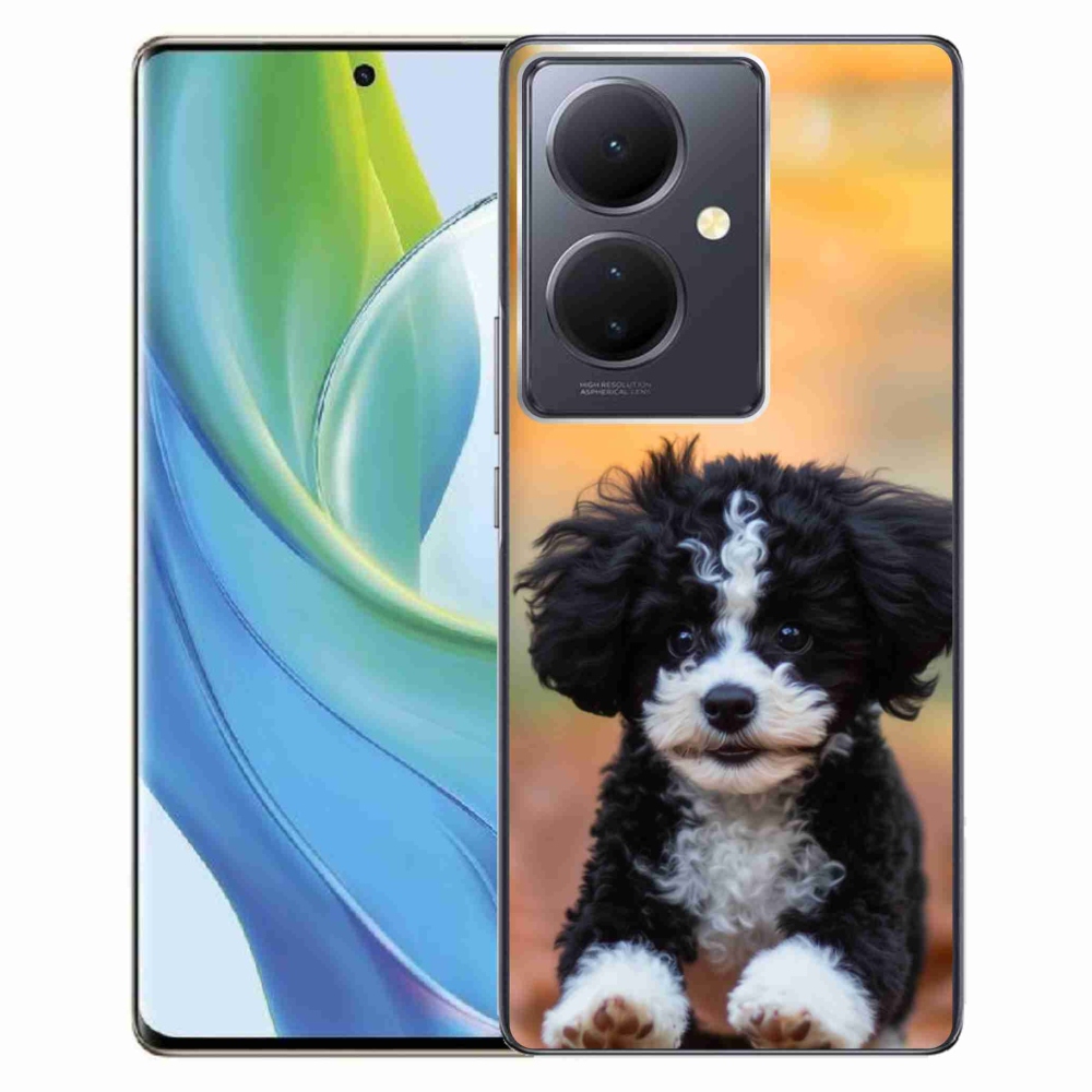 Gélový kryt mmCase na Vivo V29 Lite 5G - roztomilé šteňa 2