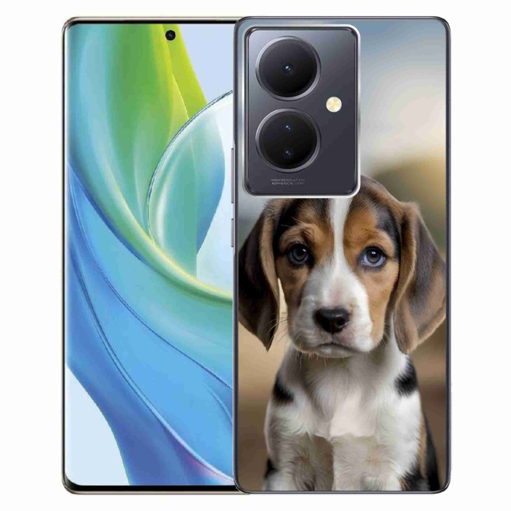 Gélový kryt mmCase na Vivo V29 Lite 5G - roztomilý bígl