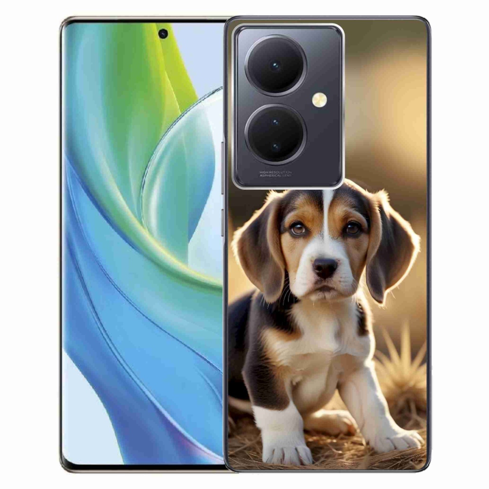 Gélový kryt mmCase na Vivo V29 Lite 5G - roztomilý bígl