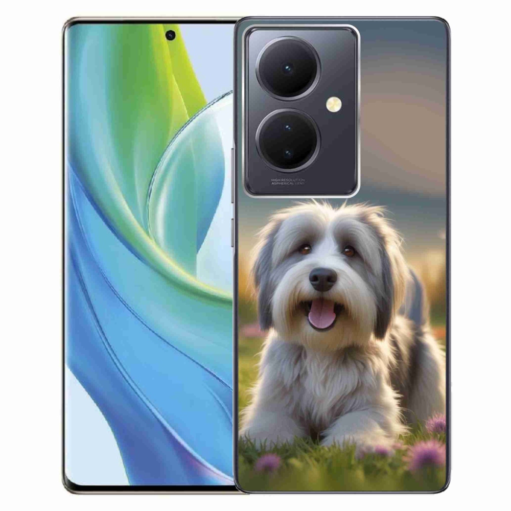 Gélový kryt mmCase na Vivo V29 Lite 5G - roztomilý havanský psík