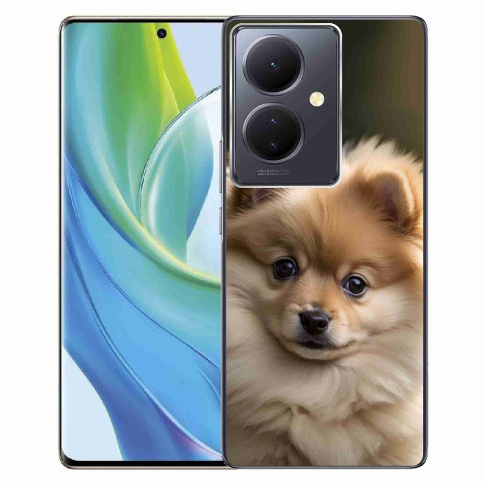 Gélový kryt mmCase na Vivo V29 Lite 5G - roztomilý pomeranian 2