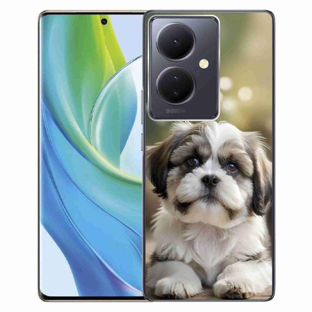 Gélový kryt mmCase na Vivo V29 Lite 5G - roztomilý shih-tzu