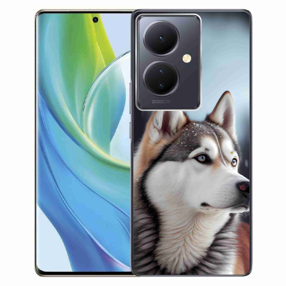 Gélový kryt mmCase na Vivo V29 Lite 5G - sibírsky husky