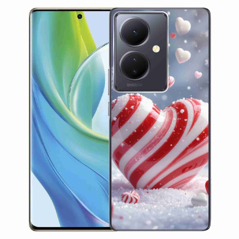 Gélový kryt mmCase na Vivo V29 Lite 5G - sladké srdce