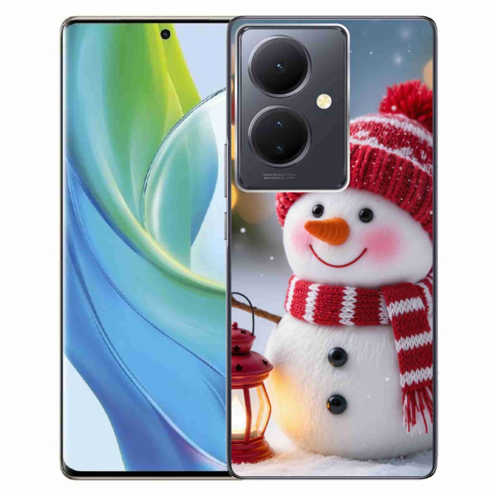 Gélový kryt mmCase na Vivo V29 Lite 5G - snehuliak 2