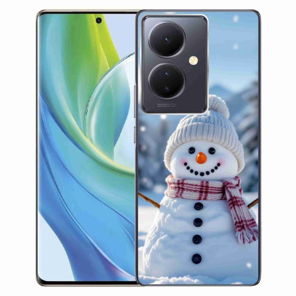 Gélový kryt mmCase na Vivo V29 Lite 5G - snehuliak 3