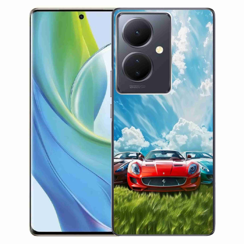 Gélový kryt mmCase na Vivo V29 Lite 5G - športové vozidlá