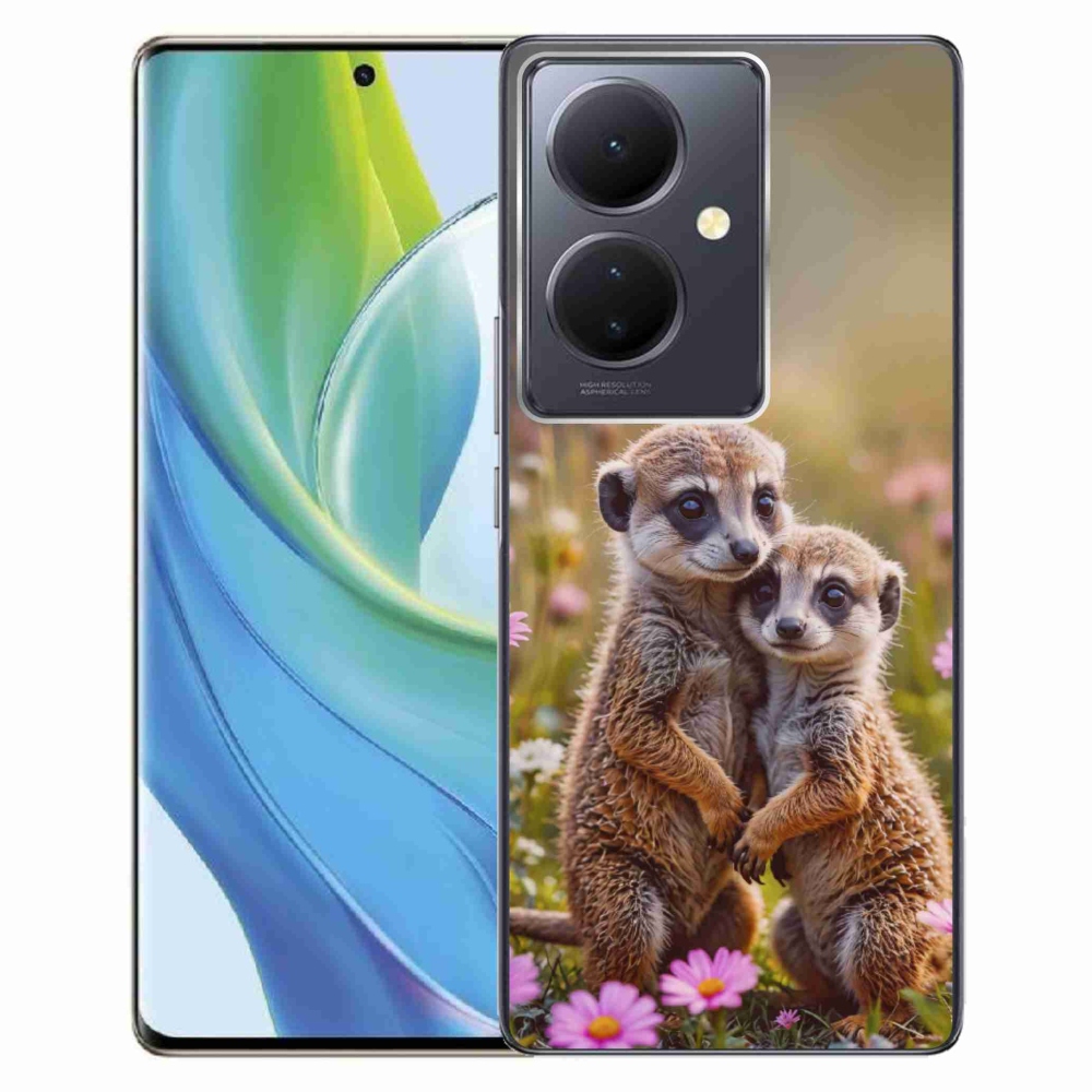 Gélový kryt mmCase na Vivo V29 Lite 5G - surikatí duo