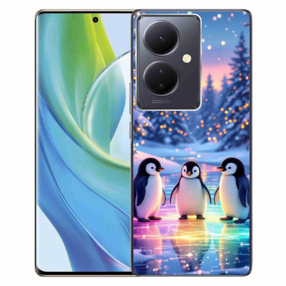 Gélový kryt mmCase na Vivo V29 Lite 5G - tučniaky