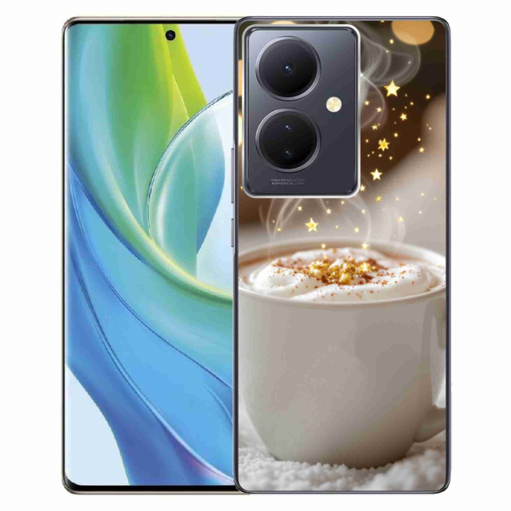 Gélový kryt mmCase na Vivo V29 Lite 5G - vianočný horúci nápoj