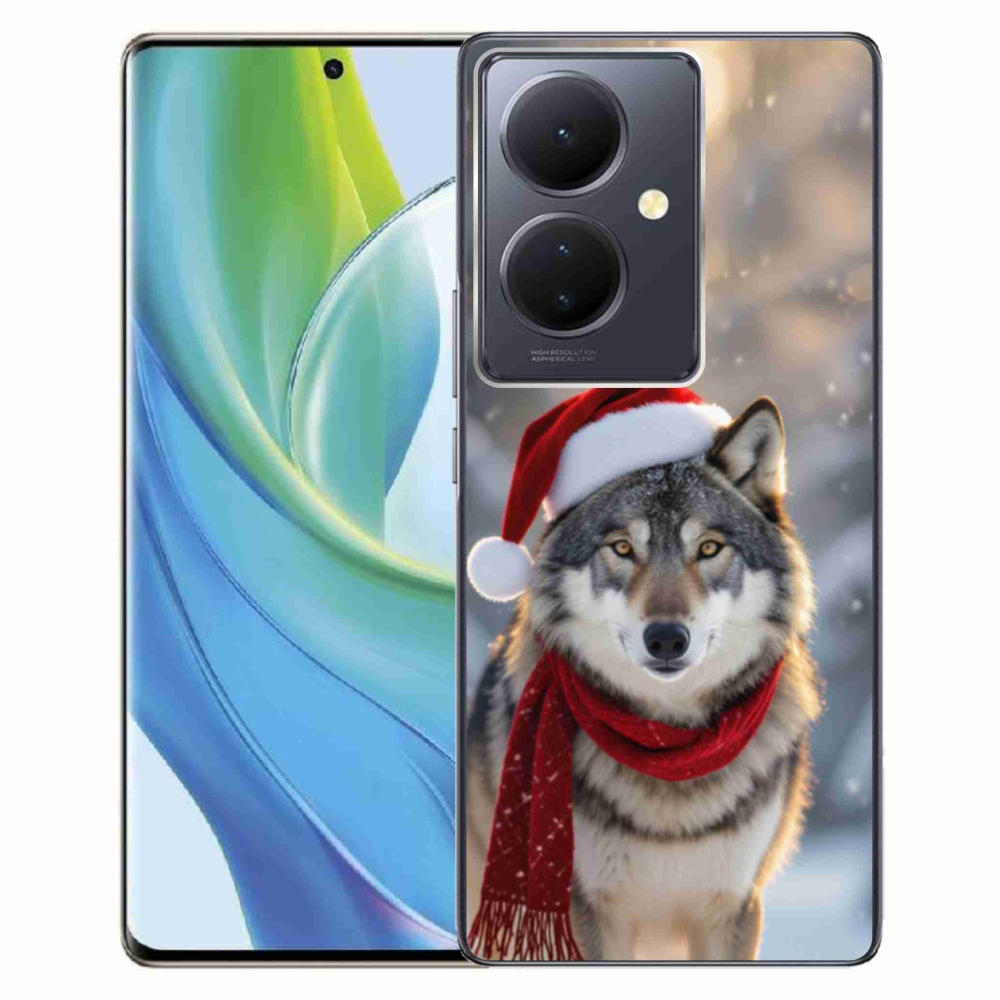 Gélový kryt mmCase na Vivo V29 Lite 5G - vianočný vlk