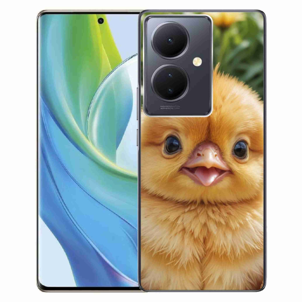 Gélový kryt mmCase na Vivo V29 Lite 5G - veselé kuriatko