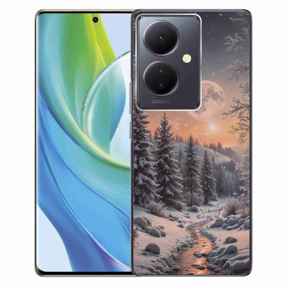 Gélový kryt mmCase na Vivo V29 Lite 5G - zimná krajina 2