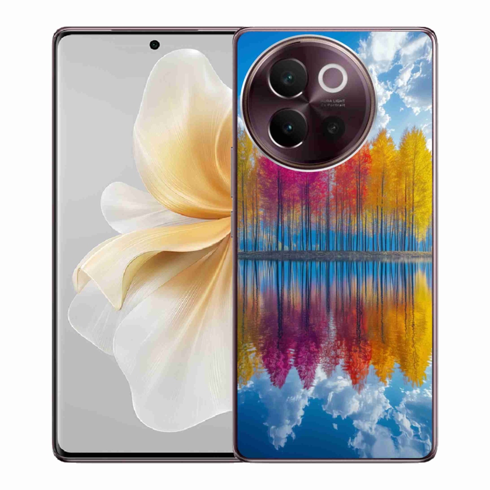 Gélový kryt mmCase na Vivo V40 Lite 5G - farebné stromy