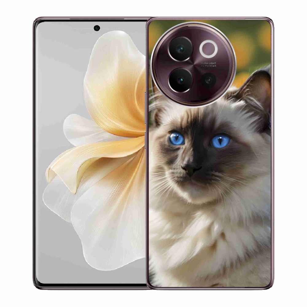 Gélový kryt mmCase na Vivo V40 Lite 5G - biely ragdoll