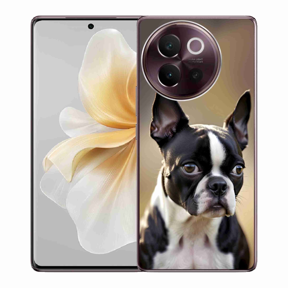 Gélový kryt mmCase na Vivo V40 Lite 5G - bostonský teriér