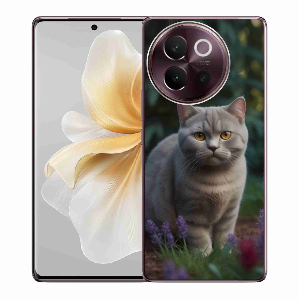 Gélový kryt mmCase na Vivo V40 Lite 5G - britská mačka