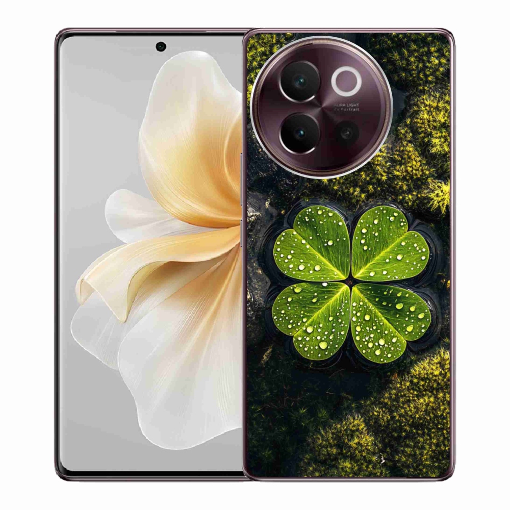Gélový kryt mmCase na Vivo V40 Lite 5G - štvorlístok
