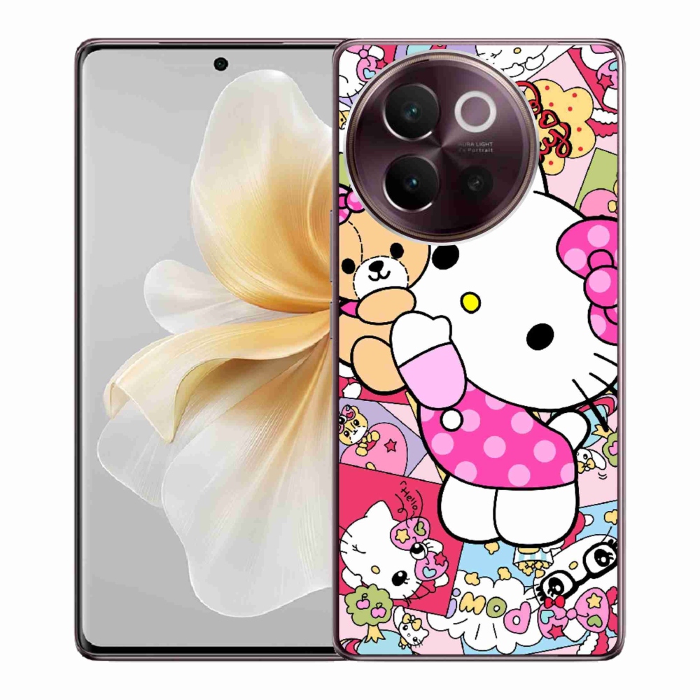 Gélový kryt mm Case na Vivo V40 Lite 5G - cute kitty