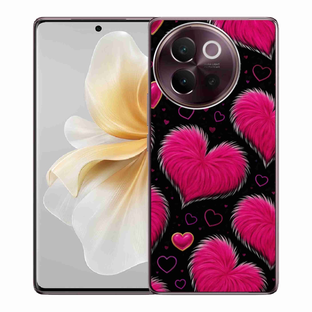 Gélový kryt mmCase na Vivo V40 Lite 5G - hebké srdce