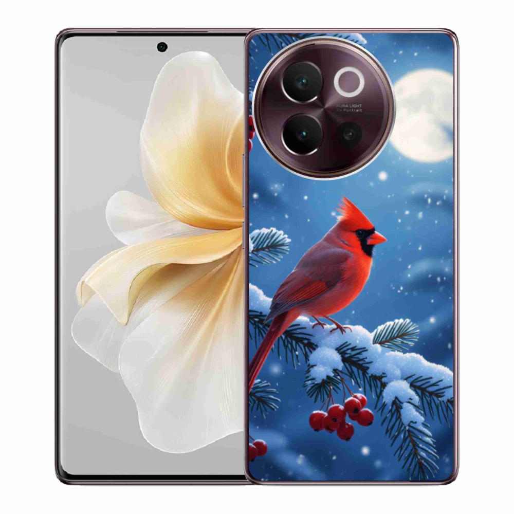 Gélový kryt mmCase na Vivo V40 Lite 5G - kardinál červený