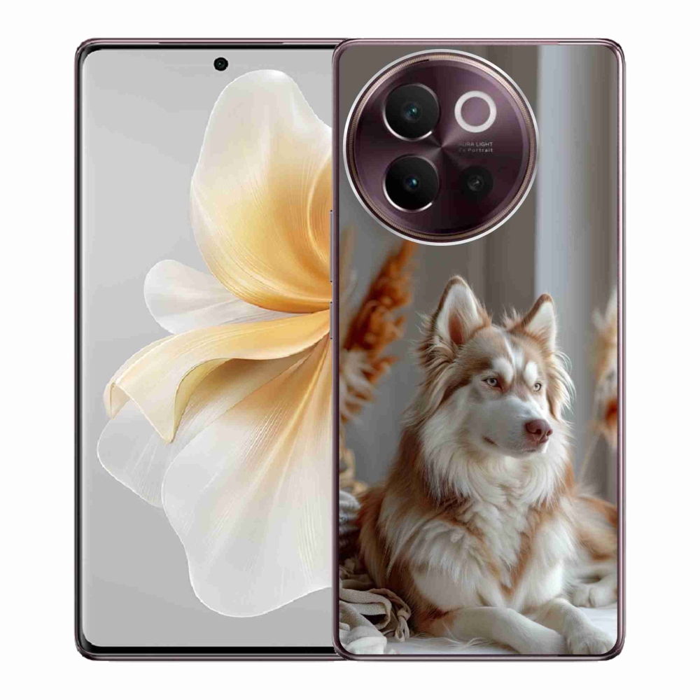 Gélový kryt mmCase na Vivo V40 Lite 5G - pokojný sibírsky husky