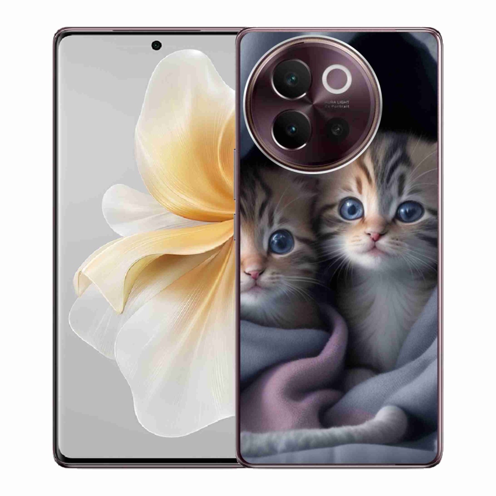 Gélový kryt mmCase na Vivo V40 Lite 5G - mačacie duo 2