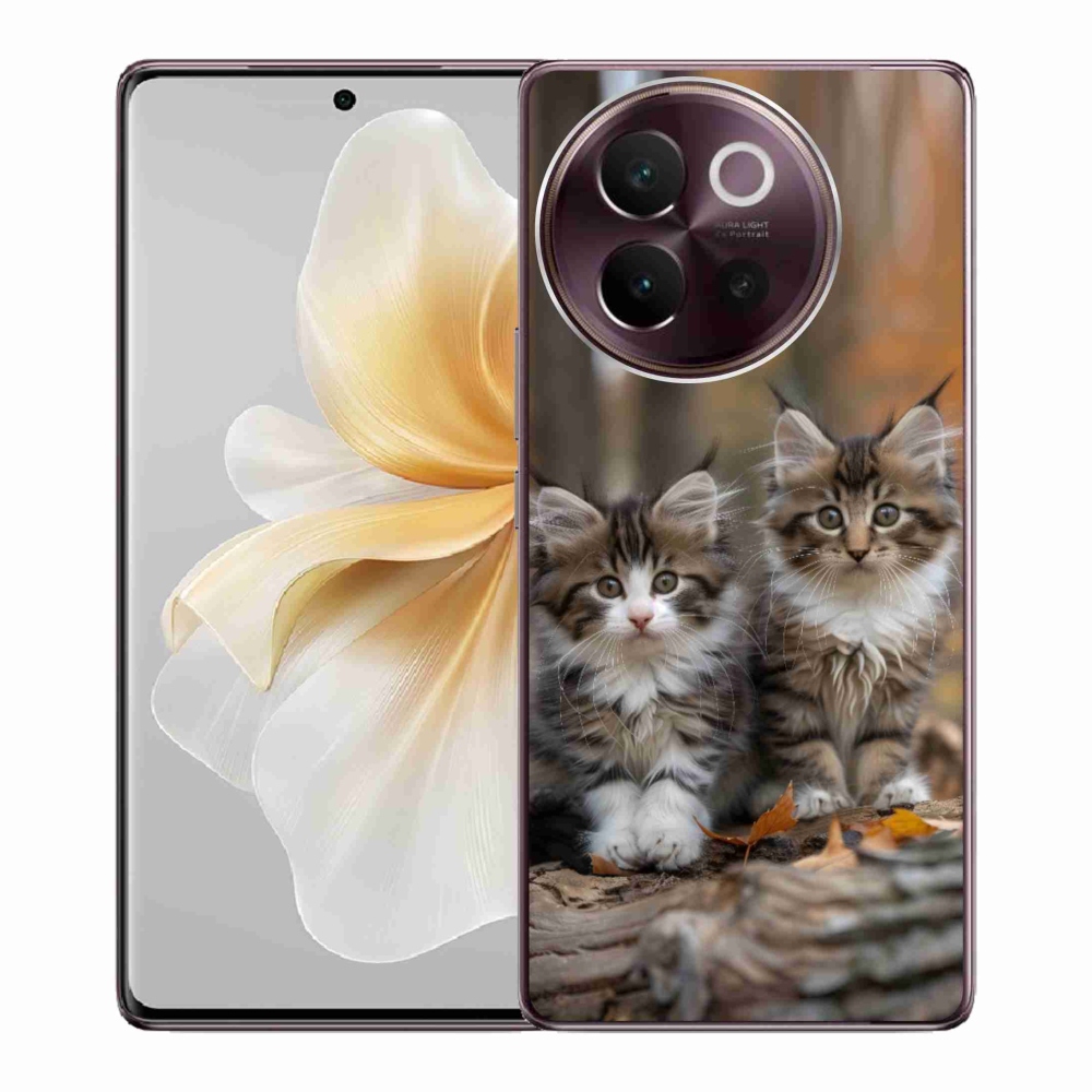 Gélový kryt mmCase na Vivo V40 Lite 5G - mačacie duo 3