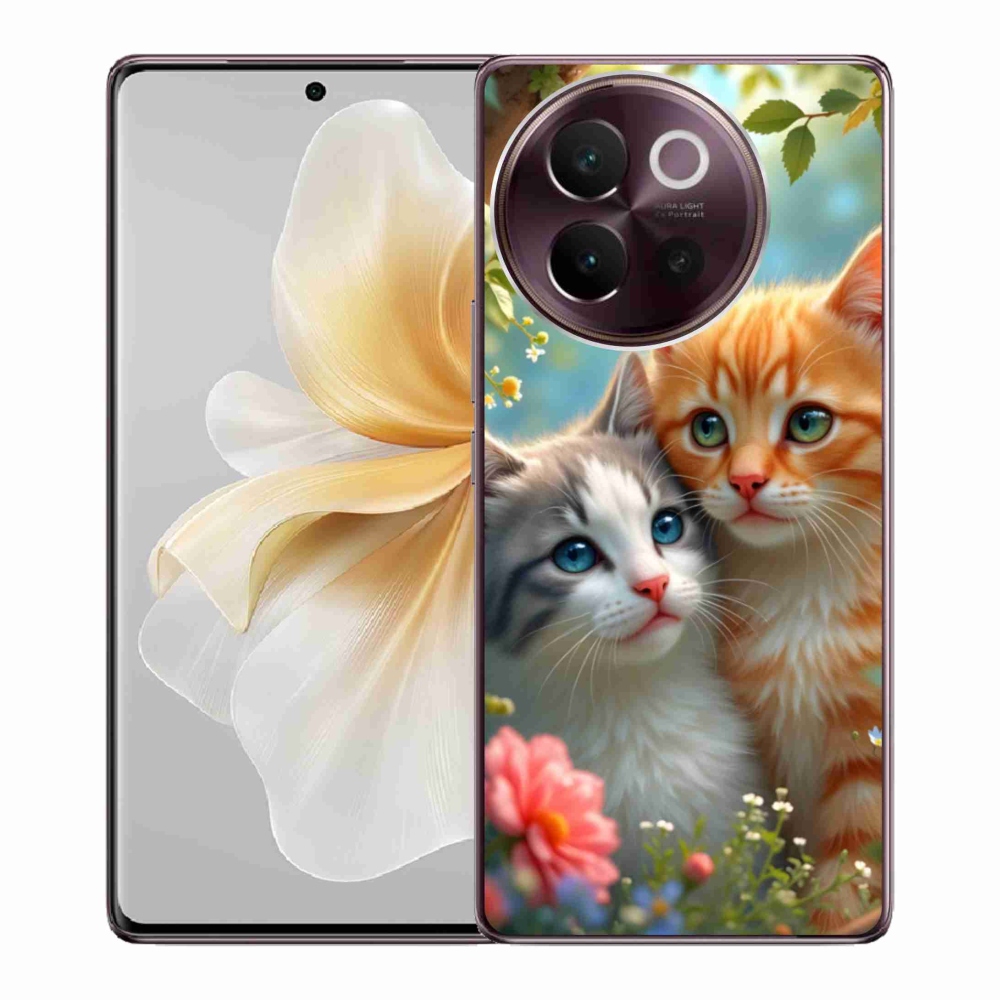 Gélový kryt mmCase na Vivo V40 Lite 5G - mačacia láska 2