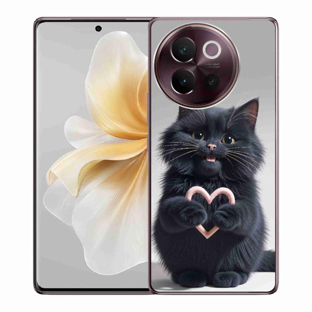 Gélový kryt mmCase na Vivo V40 Lite 5G - mačacia láska 3