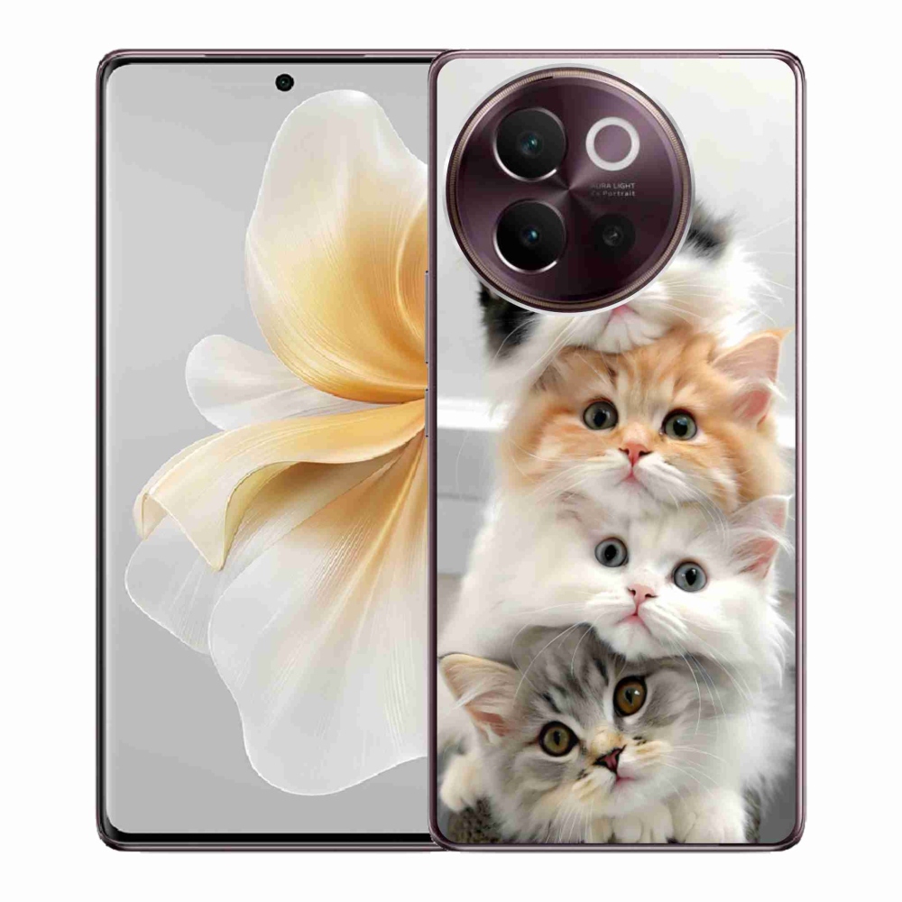 Gélový kryt mmCase na Vivo V40 Lite 5G - mačacia partia