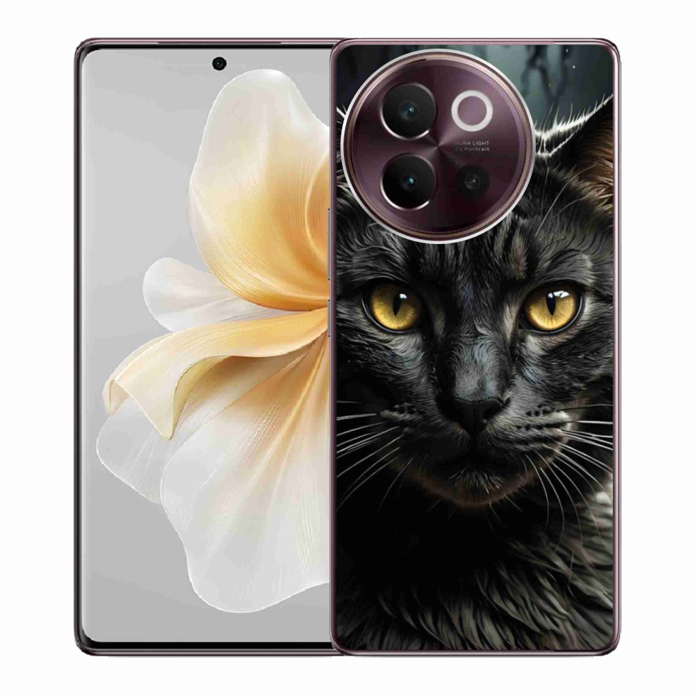 Gélový kryt mmCase na Vivo V40 Lite 5G - mačacie pohľad 3