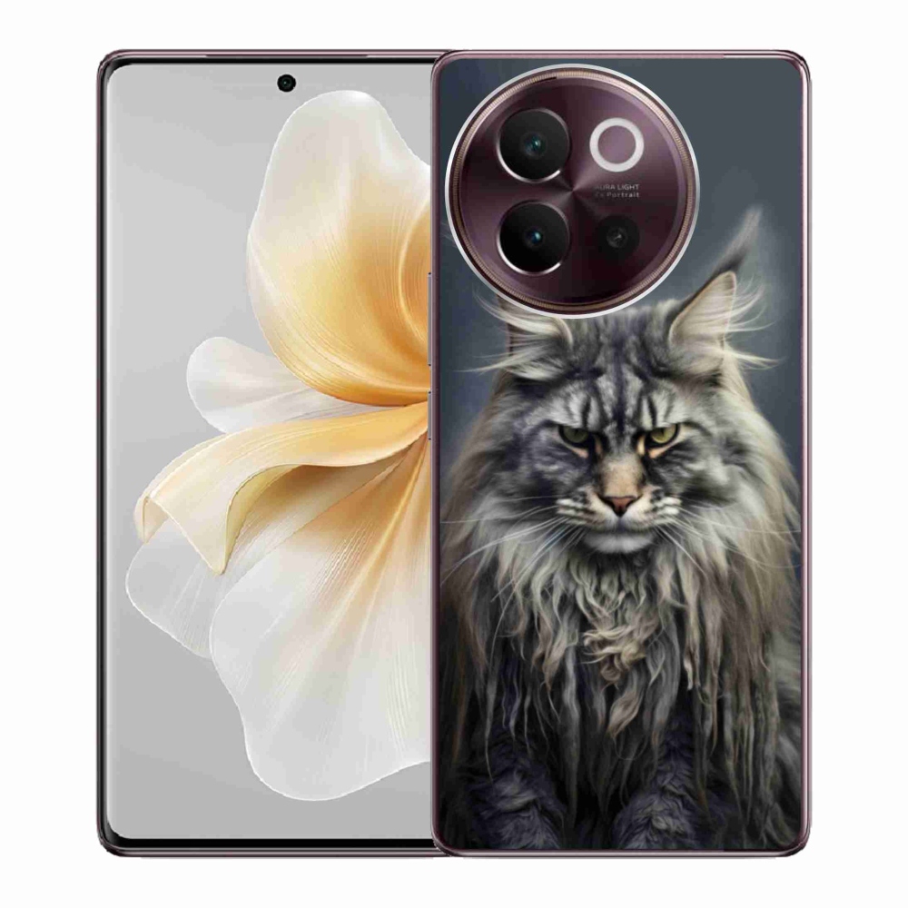 Gélový kryt mmCase na Vivo V40 Lite 5G - mačacie pohľad 4