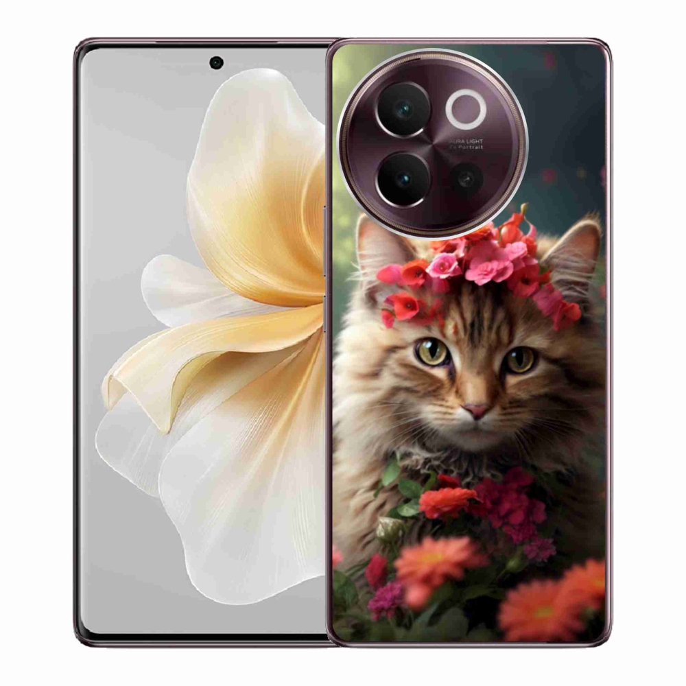 Gélový kryt mmCase na Vivo V40 Lite 5G - mačacia princezná