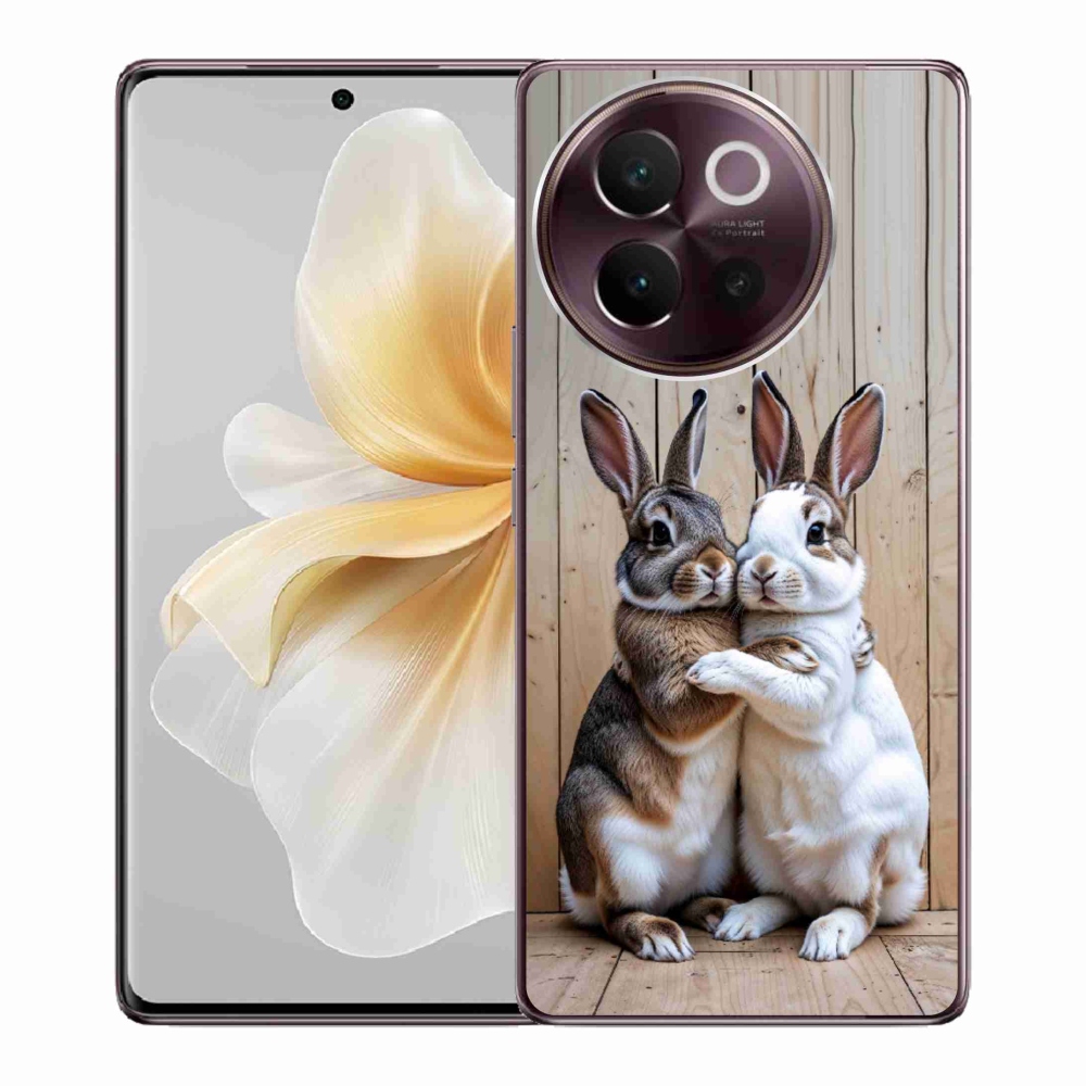 Gélový kryt mmCase na Vivo V40 Lite 5G - králičie pár