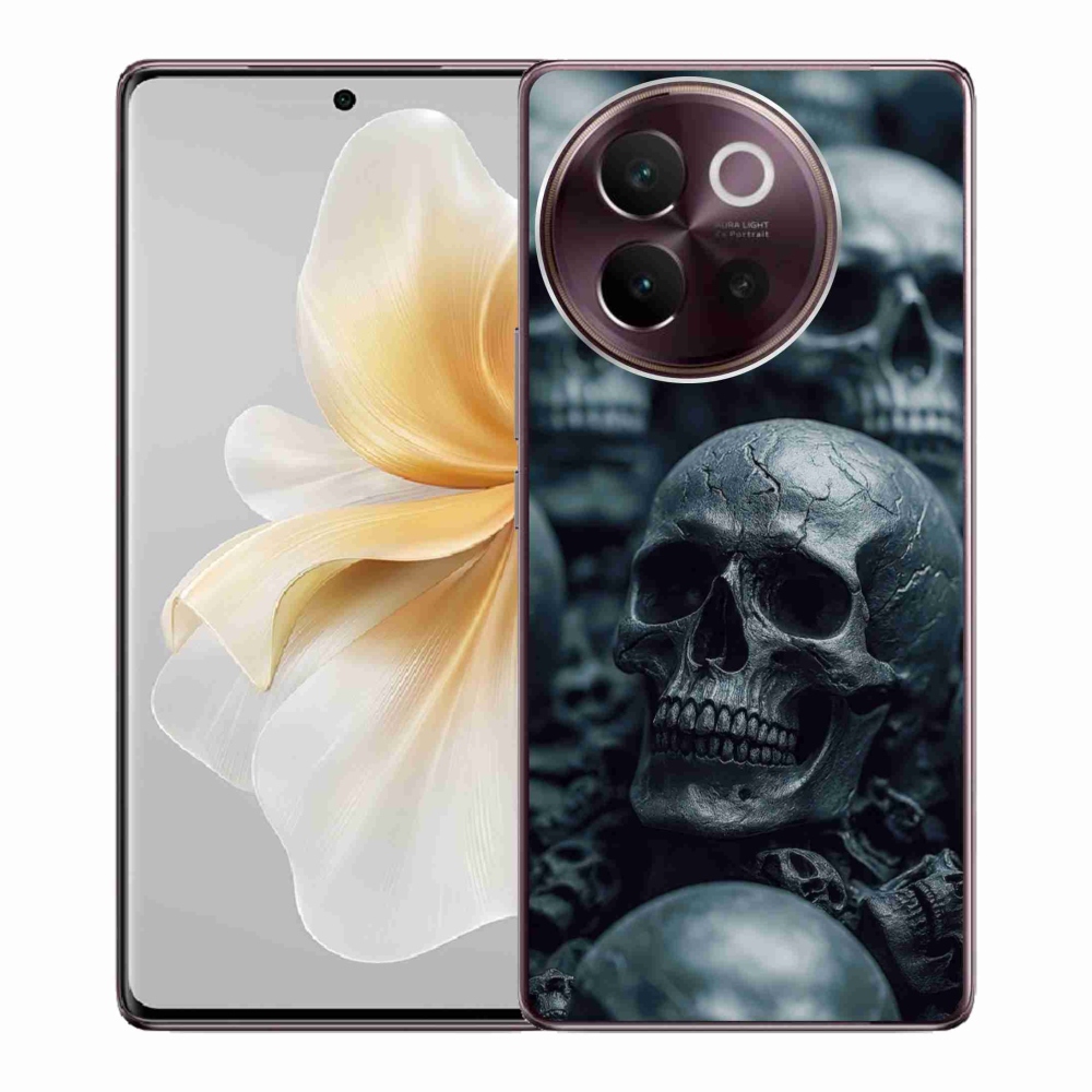 Gélový kryt mmCase na Vivo V40 Lite 5G - lebka 2