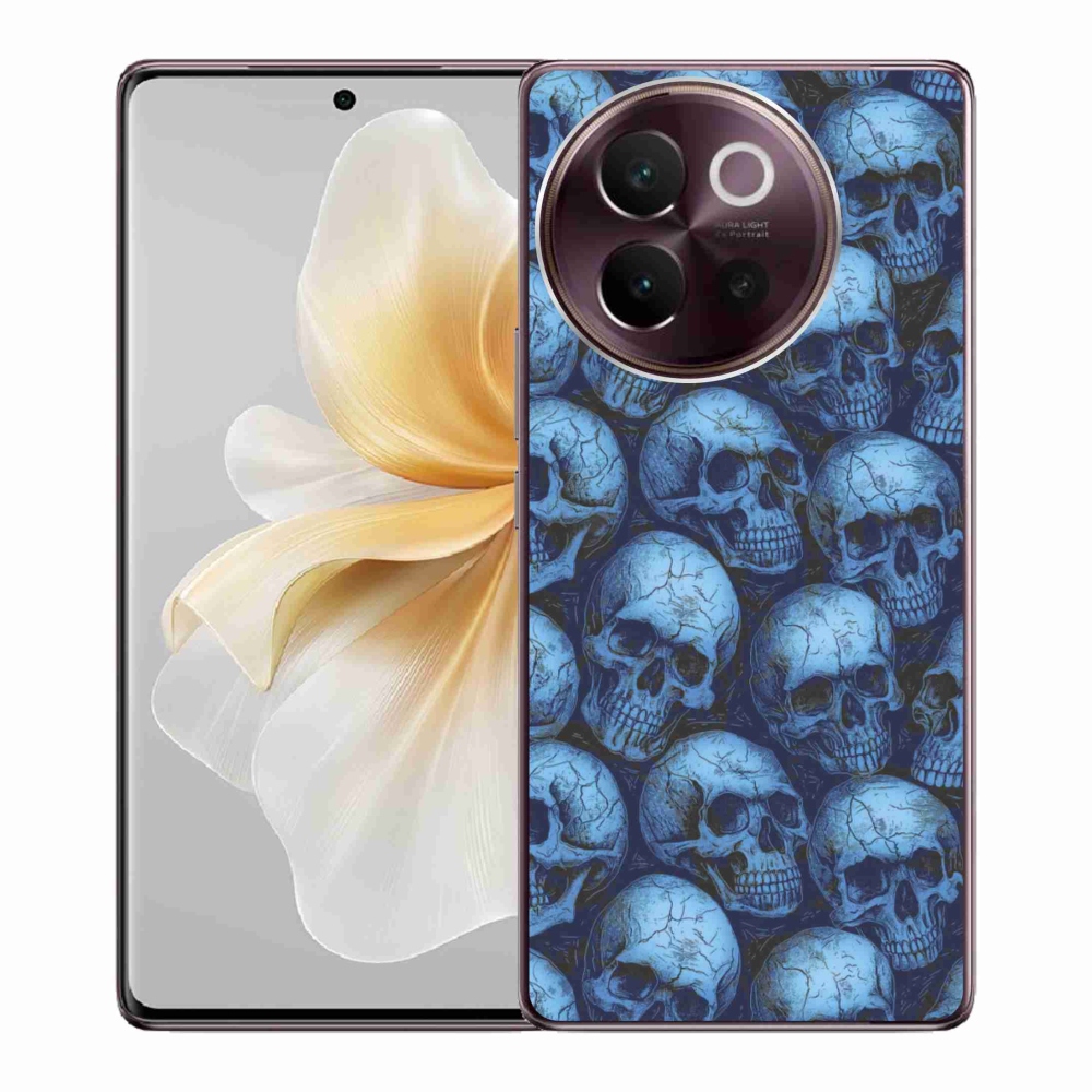 Gélový kryt mmCase na Vivo V40 Lite 5G - lebky